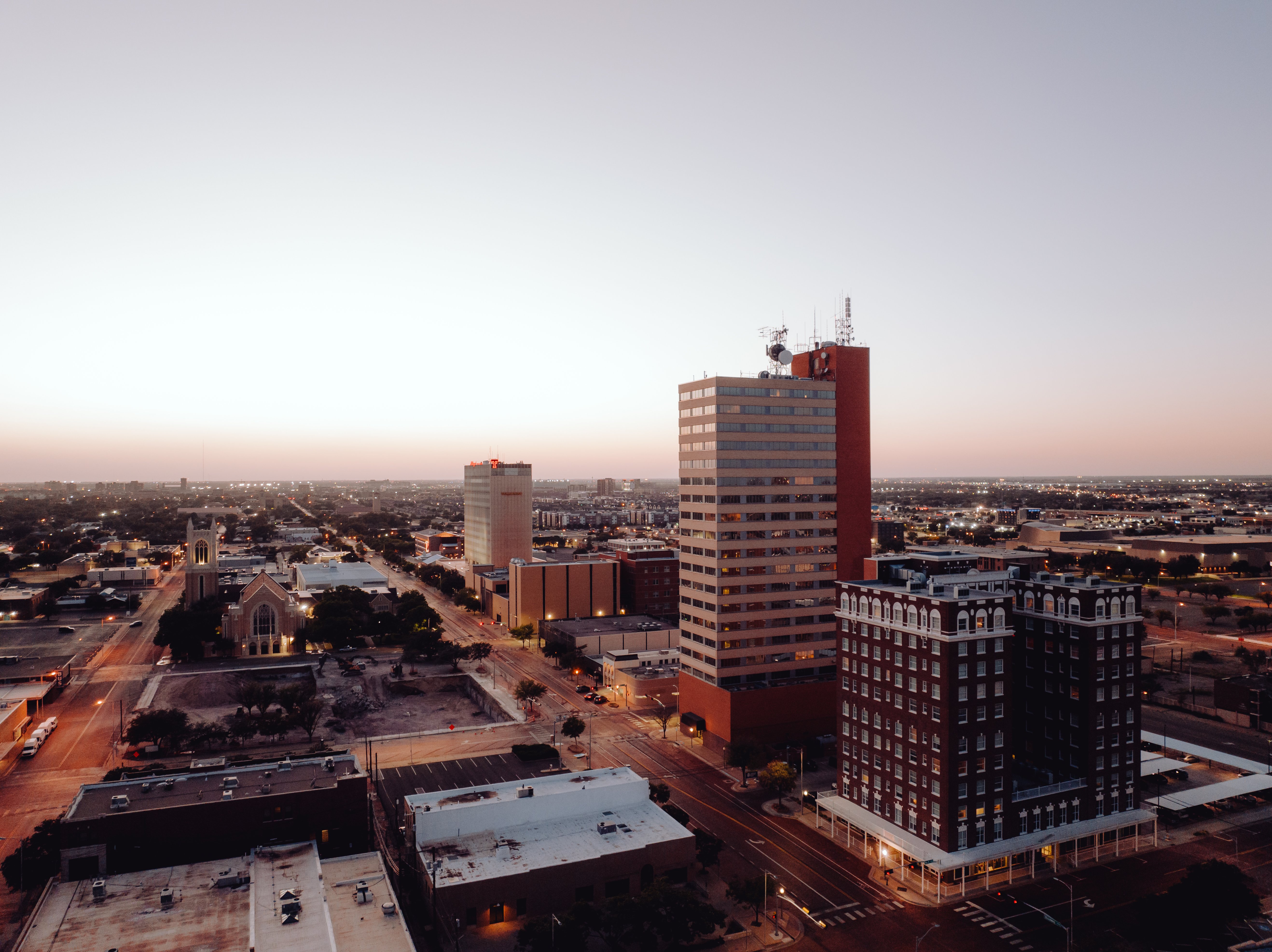 Downtown Lubbock Texas